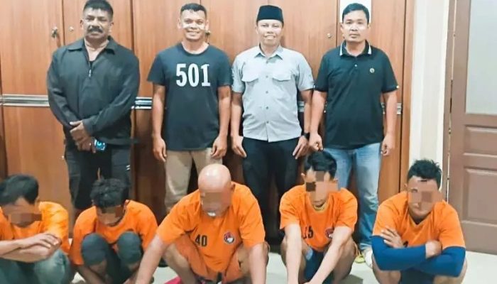 Lima Pria Diciduk dalam Penggerebekan Sabu di Kisaran Timur, ASN dan Eks TNI Turut Diamankan