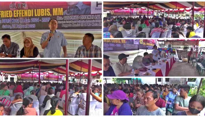 Godfried Effendi Lubis Dorong Optimalisasi PKH Lansia dan UHC Saat Reses di Medan Kota