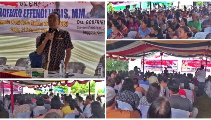Godfried Effendi Lubis Serap Aspirasi Warga Medan Denai, Tegas Tolak Pungutan Sekolah