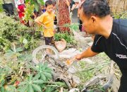 Wanita di Sergai Tewas Ditabrak Kereta Api, Motor Hancur di Perlintasan