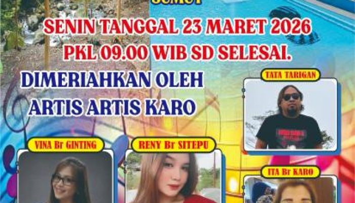 Pantai Sejoli Lau Kulap Langkat Gelar Gebyar Lebaran 2026, Tampilkan Artis Karo