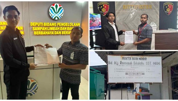 BEM Sumut Ajukan Dumas ke Bareskrim Polri Terkait Dugaan Administrasi Lingkungan Fasilitas Kesehatan di Marelan