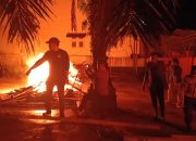 Polisi Bakar Barak Diduga Tempat Pesta Sabu di Labura, Warga Kampung Baru Sebut Lingkungan Lebih Aman