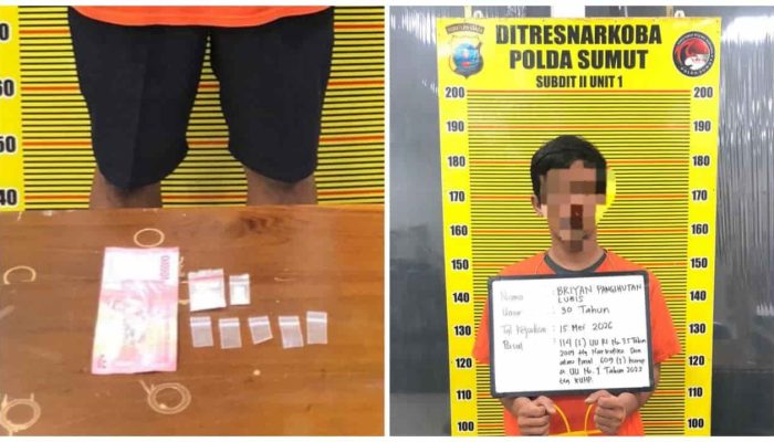 Operasi Antik Toba 2026 Bongkar Dugaan Lapak Sabu di Gang Impian Medan, BPL Diciduk Polisi