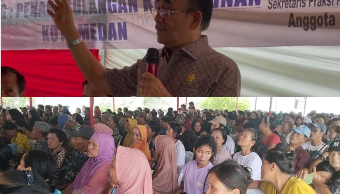 Godfried Effendi Lubis Soroti Minimnya Pemahaman Program Penanggulangan Kemiskinan, Drainase hingga Lampu Jalan Jadi Keluhan Warga Medan Denai