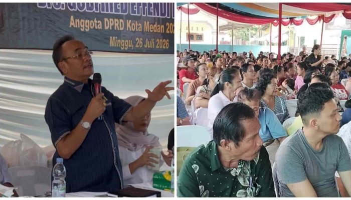 Agenda 2 Tempat Acara: Reses DPRD Medan di Timbang Deli Dipadati Warga, Godfried Lubis Uraikan Akses Bantuan Sosial hingga Layanan UHC