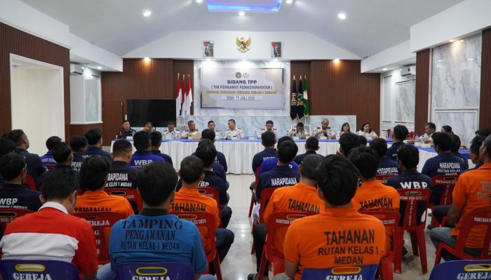 Rutan Medan Evaluasi Hak Integrasi, 48 Narapidana Masuk Daftar Usulan PB dan CB