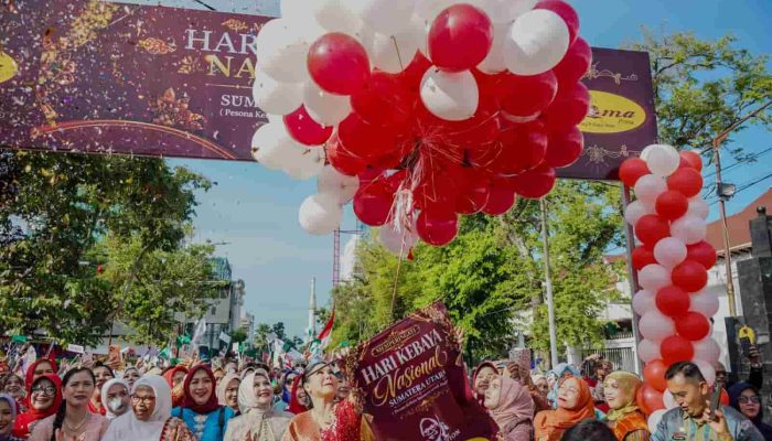 Parade Ribuan Kebaya Warnai Medan, Hari Kebaya Nasional 2026 Dorong Pelestarian Budaya hingga UMKM