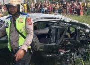 Detik-Detik Avanza Disambar Kereta di Sergai, Satu Orang Tewas