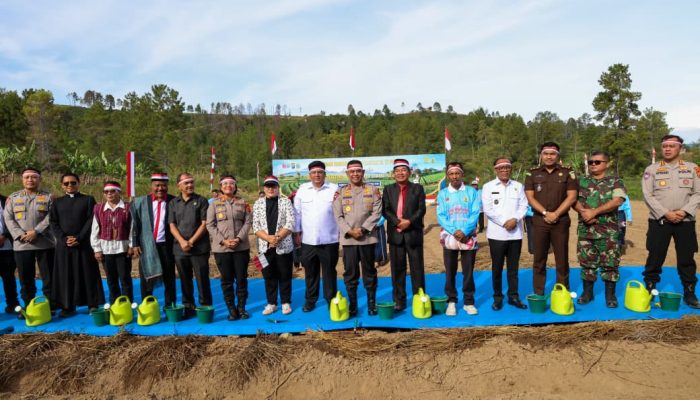 Polda Sumut Garap 6,16 Hektare Lahan, Target Panen Bawang Putih November 2026