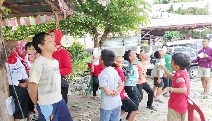 Didukung Anggota DPRD Medan Fauzi, Warga Gang Murni 5 Meriahkan HUT Ke-81 RI
