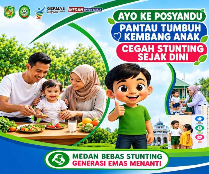 Cegah Stunting Pemko Medan