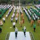 Mendikdasmen dan Rico Waas Senam Bersama Siswa SMPN 1 Medan, Pesan Generasi 2045 Menggema