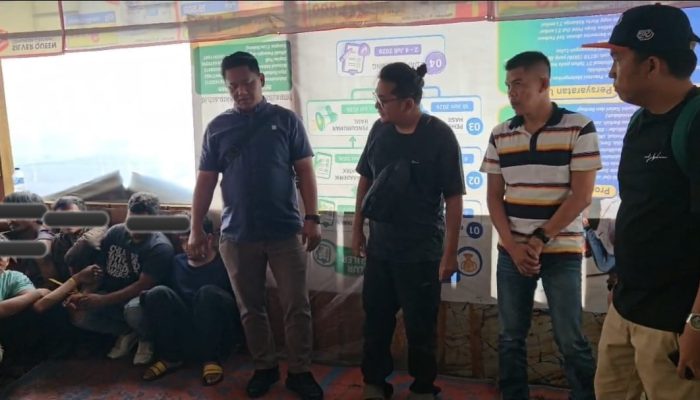 Delapan Orang Positif Tes Urine Diamankan Saat Polisi Gerebek Lokasi Diduga Sarang Narkoba di Kabanjahe