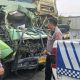 Tabrakan Tiga Kendaraan di Sergai, Sopir Angkot Tewas dan Sembilan Orang Jadi Korban